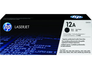 Image of HP 12A Black Original LaserJet Toner Cartridge