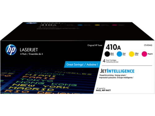 Image of HP 410A Original 4-pack Toner Cartridge