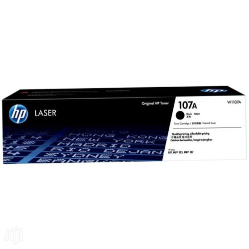 Image of HP 107A Black Original Laser Toner Cartridge