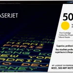 Image of HP 507A Yellow Original Toner Cartridge